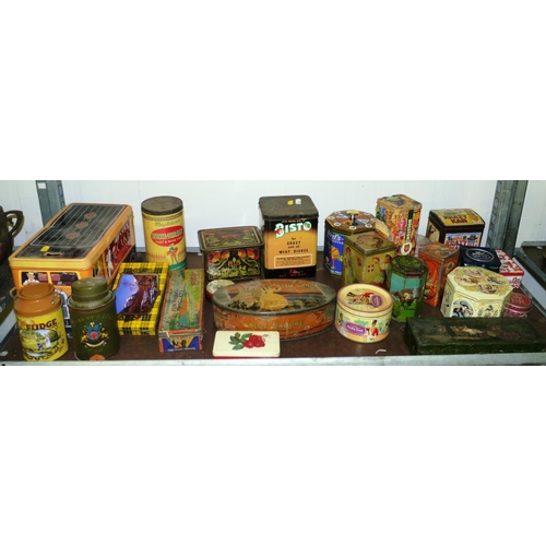 47 - Collection of early tins - mainly sweets & food