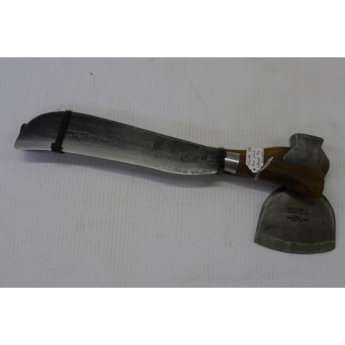 363 - Elwell 2 1/2 axe plus billhook by Brades