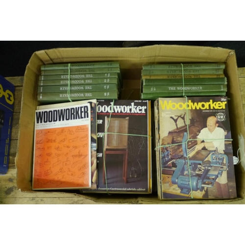 396 - Large quantity of woodworkers magazines and books