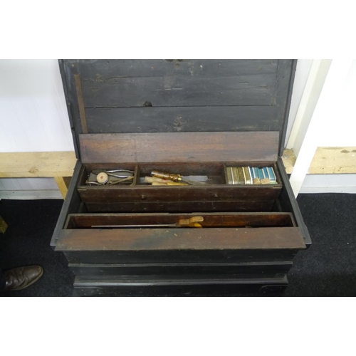 398 - Large tool box and contents