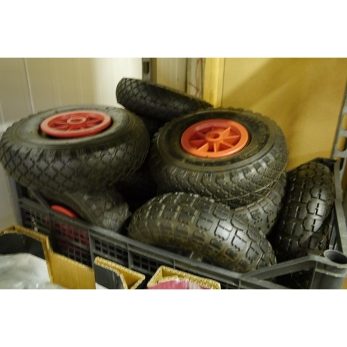 450 - Quantity of inflatable tyres + VAT