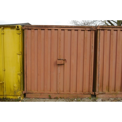 316 - Steel shipping container 10x8ft