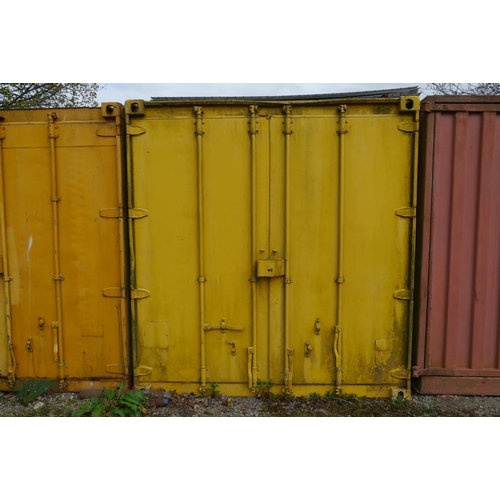 317 - Steel shipping container 10x8ft