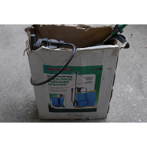 6 - Back pack pressure sprayer