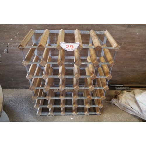 29 - Wine bottle rack