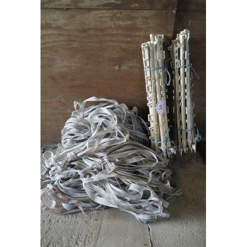 34 - Electric fence stakes and horse tape