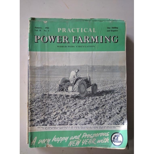 218 - Practical Power Farming magazines. 1960-Oct-Dec 1961-Jan, May, June-Dec