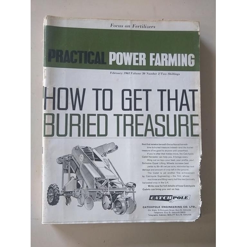 219 - Practical Power Farming magazines. 1962- Jan, Feb. 1963 Feb-July. 1964 Jan-June, Aug-Sept.