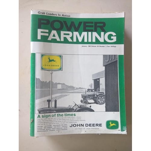 220 - Power Farming magazines. 1965 July-Dec 1967 Jan-April, June-Dec 1968 Jan, March. May-Dec and some 19... 