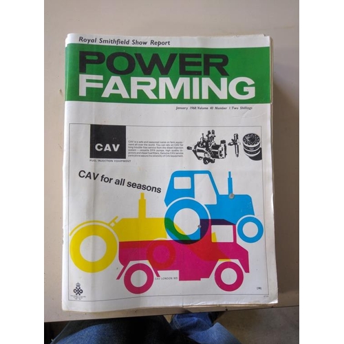 220 - Power Farming magazines. 1965 July-Dec 1967 Jan-April, June-Dec 1968 Jan, March. May-Dec and some 19... 