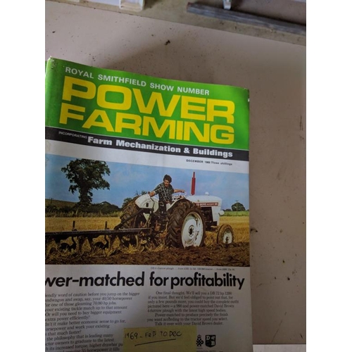 220 - Power Farming magazines. 1965 July-Dec 1967 Jan-April, June-Dec 1968 Jan, March. May-Dec and some 19... 