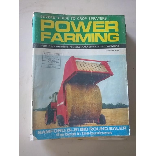 223 - Power Farming magazines. 1976 March, August, October, November, December. 1977 Feb-April and Sept-No... 