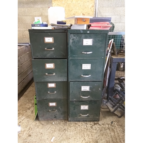 234 - 2 Metal filing cabinets