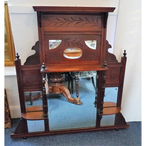 122 - Mahogany over mantle