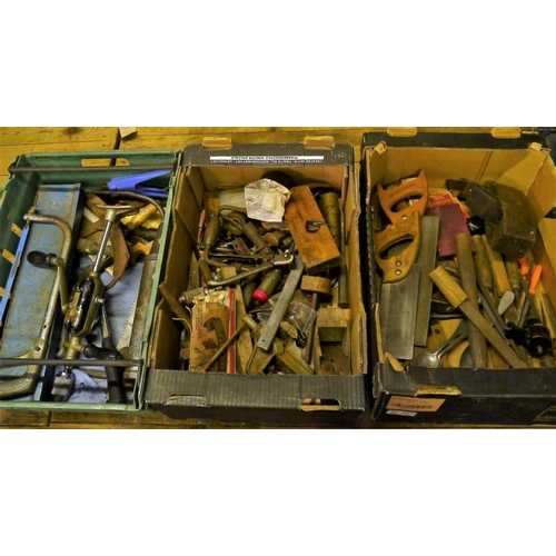 365 - 3 Boxes of vintage hand tools