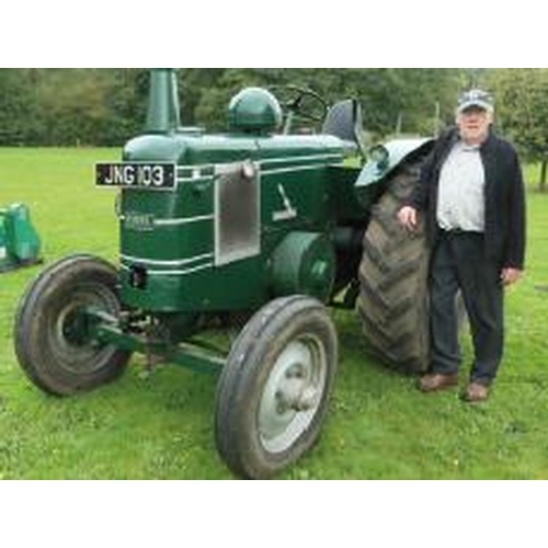 122 - Field Marshall series 2 MK2 contractor tractor. 1948. Restored. SN 5513. Reg. JNG 103. V5