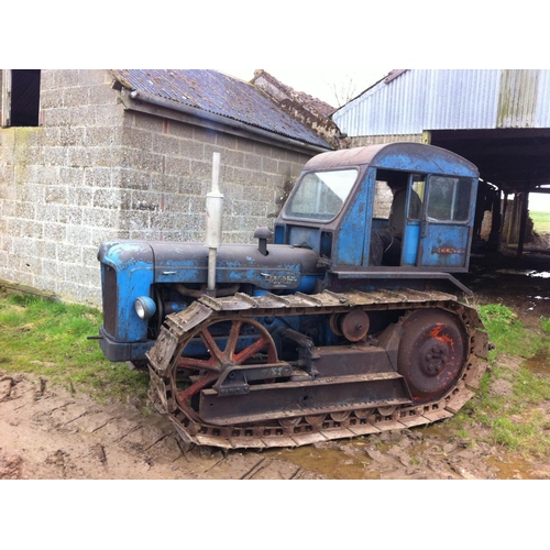 139 - Fordson Major County full tracks. All original, good working order, complete with cab