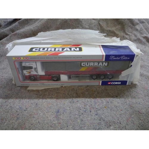 Corgi 1/50 scale D. Curren & Sons Ltd. Scania Topline curtainside