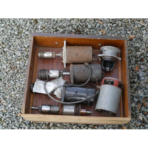 14 - Tray of starter motors