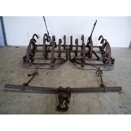 146 - Massey Harris No.714 spring tine harrow