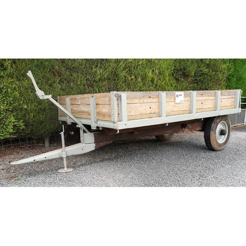 105 - Ferguson single axle non tipping trailer. Type FJEA30. SN. 25239