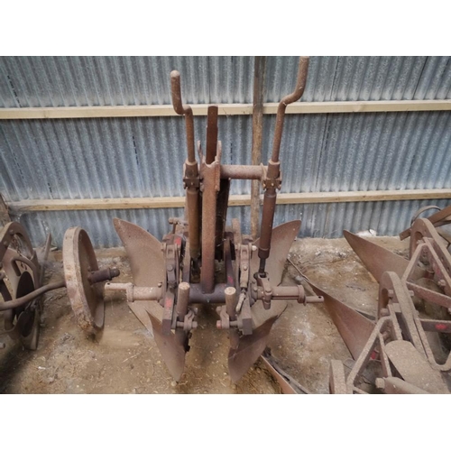 522 - David Brown single furrow one way plough. Very rare