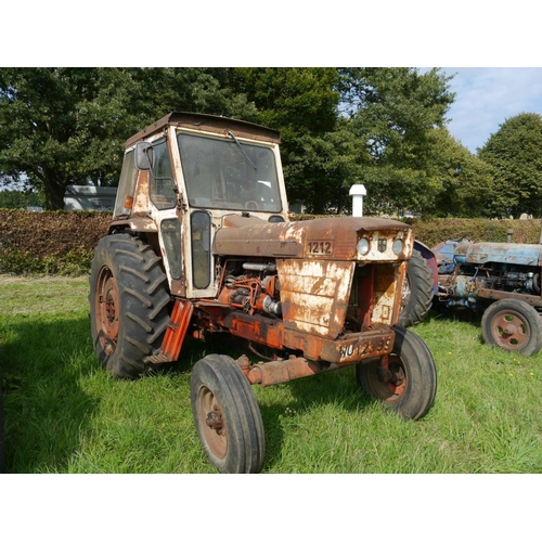 574 - David Brown 1212 tractor. Rear wheel weights. Reg WUT 239S