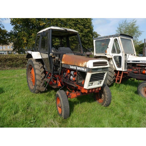 590 - Case David Brown 1490 tractor. 2 Wheel drive. Was running but needs attention.