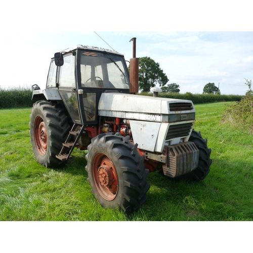 601 - Case David Brown 1690 tractor. 4 Wheel drive, good runner, front wafer weights, new front tyres, 416... 