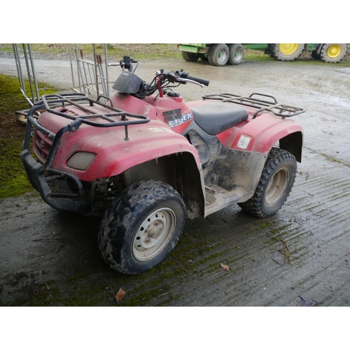 254 - Suzuki Eiger 400 quad farm bike. Engine has been professionally overhauled