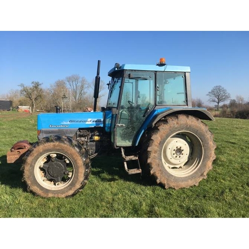 287 - Landini Blizzard 85 tractor. 85HP, 1999, one previous owner, 2600hours. 4x4 Good tyres 75%. Genuine ... 