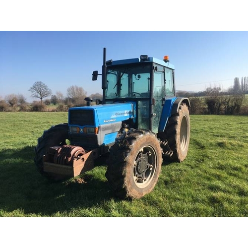 287 - Landini Blizzard 85 tractor. 85HP, 1999, one previous owner, 2600hours. 4x4 Good tyres 75%. Genuine ... 