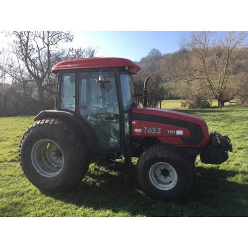 286 - Tym T653 tractor. 65 HP, 2008, one previous owner, 2450 hours, Ground Care tyres at 90%, 4x4. Genuin... 