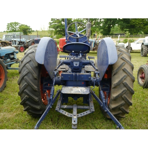 113 - Fordson E27N tractor. Early restoration. PTO, hydraulics+VAT