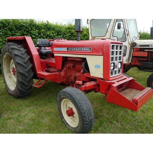 116 - International 574 tractor. Early restoration, front weight frame, 6918hrs. Runs +VAT