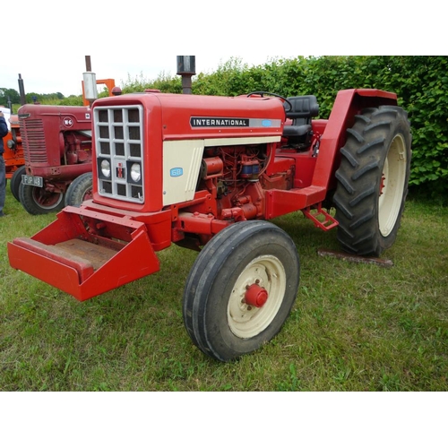 116 - International 574 tractor. Early restoration, front weight frame, 6918hrs. Runs +VAT