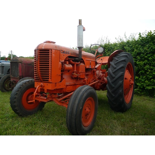 120 - Case DC tractor. Early restoration, PTO, trailer hydraulic tip pipe, electric start, lights. Runs. S... 