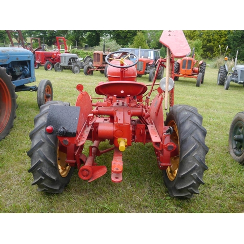 124 - Massey Harris Pony 820D with mid mounted cutter bar mower. Runs. SN. 507654+VAT