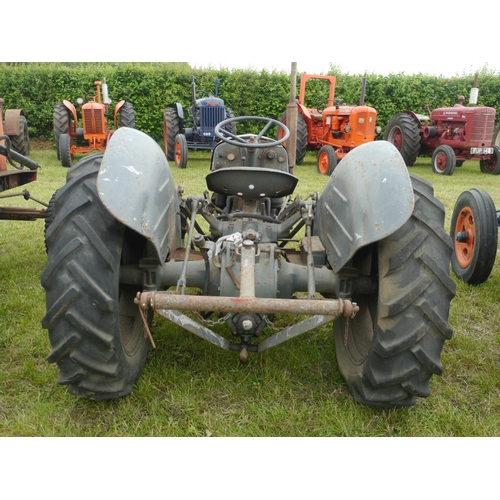 149 - Ferguson TEF diesel tractor with loader brackets, pick up hitch. Runs SN.479801. Reg. KUD745+VAT