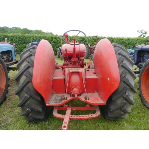 157 - International McCormick W9 tractor. Part restored, new rear tyres+VAT