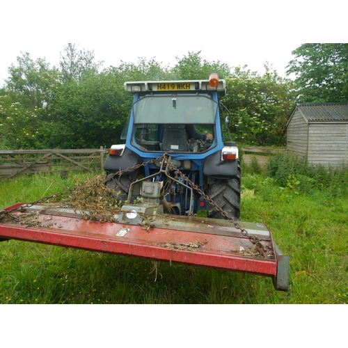 176 - Ford 6810 III tractor. Front weights. Runs. Reg. H419 WKH+VAT