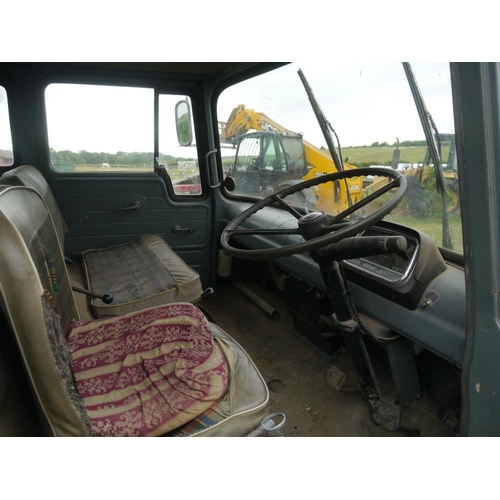 183 - Bedford TK330 dropside tipper. Runs. Ex W Jones, Acton Burnell Salop Reg. 4738 AW+VAT