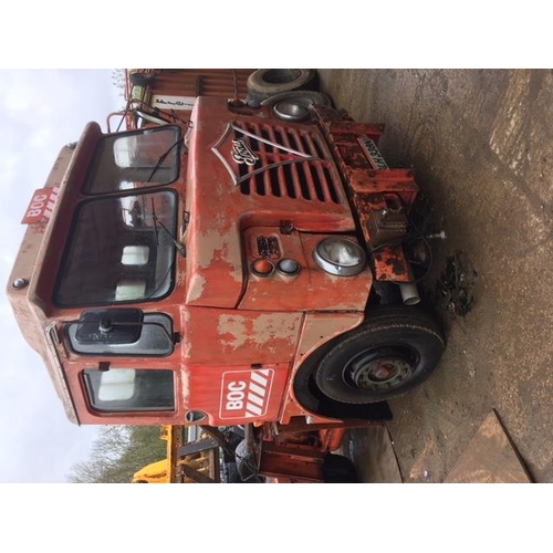 185 - Foden BOC 20-33 tractor unit with cummins engine. Reg GLH 338N+VAT