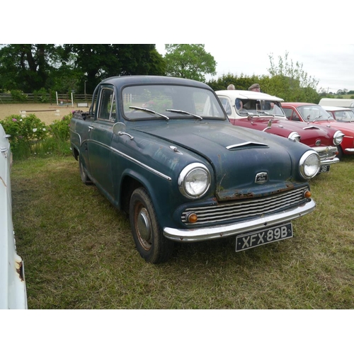 206 - Austin A60 pick up. 1964. Ideal restoration project. Runs well, 42, 827miles. C/w old MOT and test p... 