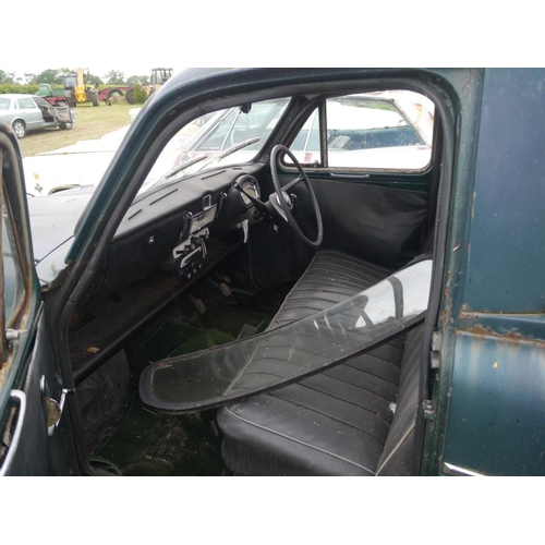 206 - Austin A60 pick up. 1964. Ideal restoration project. Runs well, 42, 827miles. C/w old MOT and test p... 