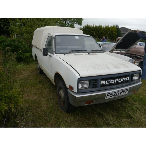 211 - Bedford KB aSTRAMAX 9TD A Auto pick up. 1989.  Hard top. 33,000Miles. Runs. One owner. On SORN from ... 