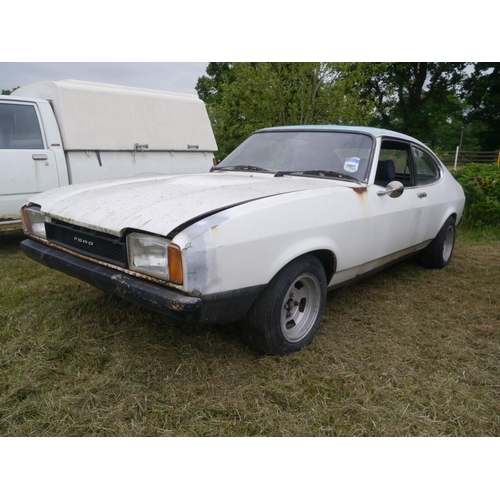 212 - Ford Capri 3ltr V6. II L 3 Door hatch back. 1978. For restoration, runs. Currently registered as Gol... 