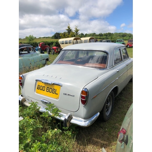 219 - Rover 3.5 4 door. 82767 Miles. Runs and starts. With key. Reg BOD606L