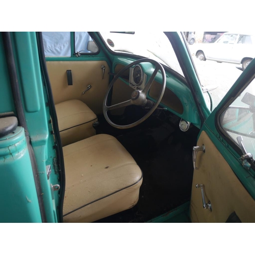 225 - Morris minor 1000 pick up. 1970. 1198cc. Restored, barn find, runs well. C/w lots of paperworl and h... 