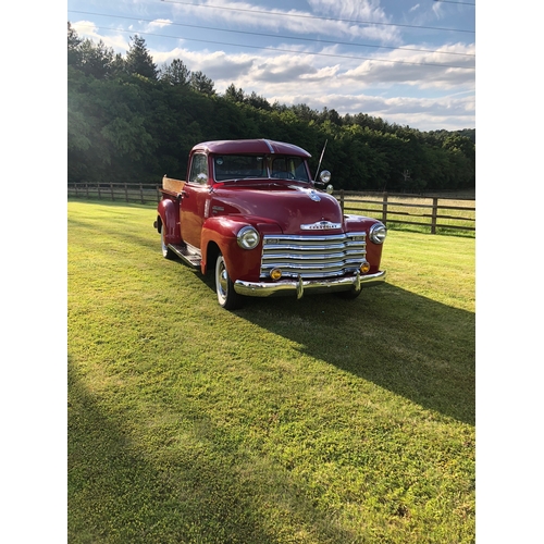 197 - Chevrolet 3100 stepside pick up. 1949. Fully restored. Imported on 21/8/06. Runs. Tax and MOT exempt... 